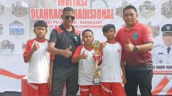 Atlet Sumpitan Putra Juara 1 di Pekan Ortrad Tingkat Kabupaten 
