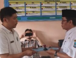 Pelaksanaan Sertijab Kepsek SMPN 6 Padaherang Berlangsung Khidmat dan Lancar