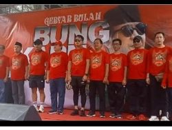 Semarak Bulan Bung Karno, PDIP Pangandaran, Ajak Warga Senam dan Jalan Santai Penuh Semangat