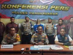 Ungkap Kasus Pencabulan di Bawah Umur Polres Pangandaran Gelar Konfrensi Pers