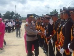 Pisah Sambut Kapolres Pangandaran, AKBP Mujianto Serahkan Tongkat Komando Kepada AKBP Andri Kurniawan
