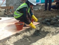 Peletakan Batu Pertama Pembangunan Ruang Rawat Inap Ketlab dan Sintotoksin di Pangandaran