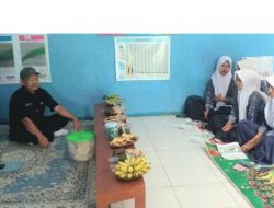 Siswa SMPN Satap 1 Sukamantri Eskul Ke Bank Sampah BSB