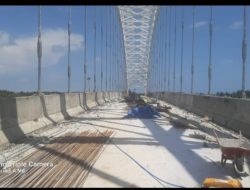 Alhamdulillah, Proyek Pembangunan Jembatan dan Jalan Sodongkopo Hampir Selesai