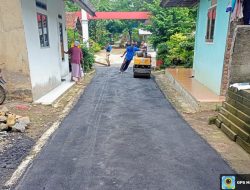 Desa Cipondok Realisasikan Anggaran IP, Wujudkan Sarana Jalan Yang Baik Untuk Warga