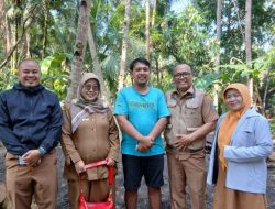 Wujud Solidaritas, PGRI Kabupaten Pangandaran Kunjungi Rumah Siswa TK Korban Musibah Alam 