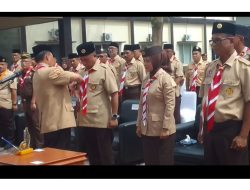 Alhamdulilah Pelantikan Pengurus Mabicab dan Kwarcab Gerakan Pramuka Pangandaran Berlangsung Khidmat