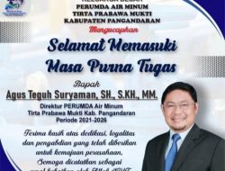 Pamit dari Perumda Air Minum Tirta Prabawa Mukti, Agus Sampaikan Pesan Ini