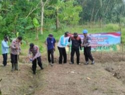 Polres Pangandaran Salurkan Program Penanaman Jagung ke Kelompok Tani di Dusun Sukajadi