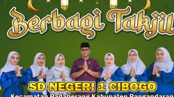 Semarak Berkah Ramadhan, SDN 1 Cibogo Berbagi Takjil