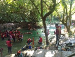 Lonjakan Pengunjung Wisata Citumang Saat Libur Lebaran 1447 H