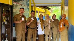 Puluhan Siswa SMPN Satap Tertib Ikuti TKA