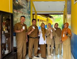 Puluhan Siswa SMPN Satap Tertib Ikuti TKA