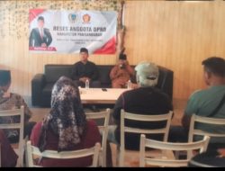 Komisi III DPRD Pangandaran Gelar Reses Bersama Warga Desa Purbahayu