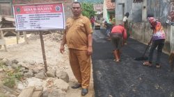 Perbaiki Infrastruktur, Jalan Desa Sukajaya di Rehabilitasi