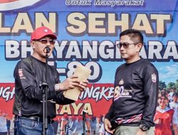Bupati Ciamis Lepas Ribuan Peserta Jalan Sehat, Meriahkan HUT Bhayangkara Ke 80
