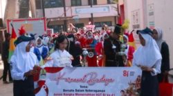 Memeriahkan HUT RI Ke-81, SMPN 1 Kalipucang Gelar Karnaval Budaya 