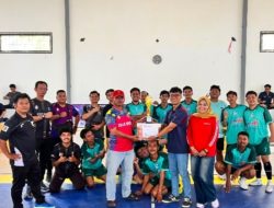 Sambut Dirgahayu Ke-81, Kecamatan Cimerak Gelar Turnamen Futsal