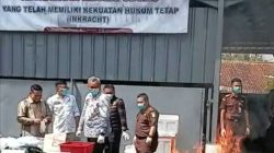 Kejari Ciamis Musnahkan Barang Bukti, 61 Perkara Inkrah
