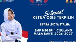 SMPN 1 Cijulang Gelar Pemilihan Ketua OSIS, Satu Suara Dengan Antusias