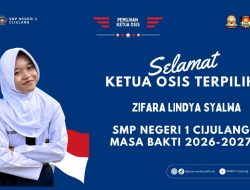 SMPN 1 Cijulang Gelar Pemilihan Ketua OSIS, Satu Suara Dengan Antusias