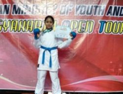 Siswi SMK Raih Juara 1 Karate Internasional, Bawa Pulang Piala Kemenpora RI