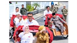 Bantuan Presiden Hadir di Pangandaran, Sebanyak 240 Pengayuh Terima Becak Listrik