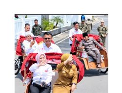 Bantuan Presiden Hadir di Pangandaran, Sebanyak 240 Pengayuh Terima Becak Listrik