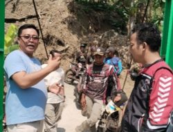 Top!! Bos Andi Skl Bersama Camat Mantau Pengecoran Jalan Maqam